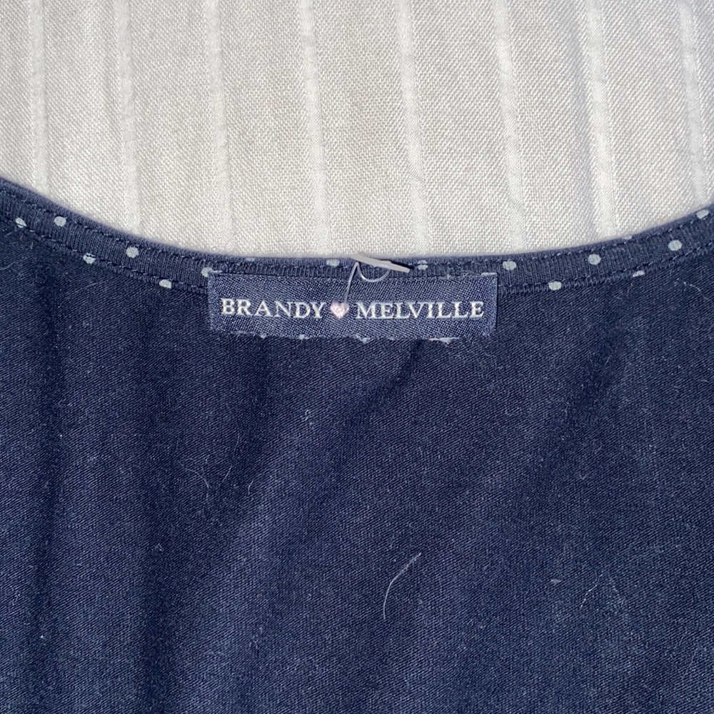 Brandy melville navy polka dot dress - Picture 2 of 3